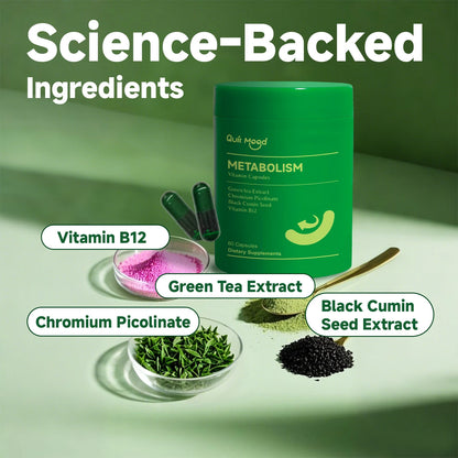 Quit Mood Vitamins Metabolism Vegan Capsules (60)