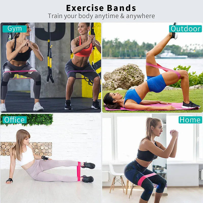CurveForm Pink Fitness Resistance Bands (Amazing For Glutes!)